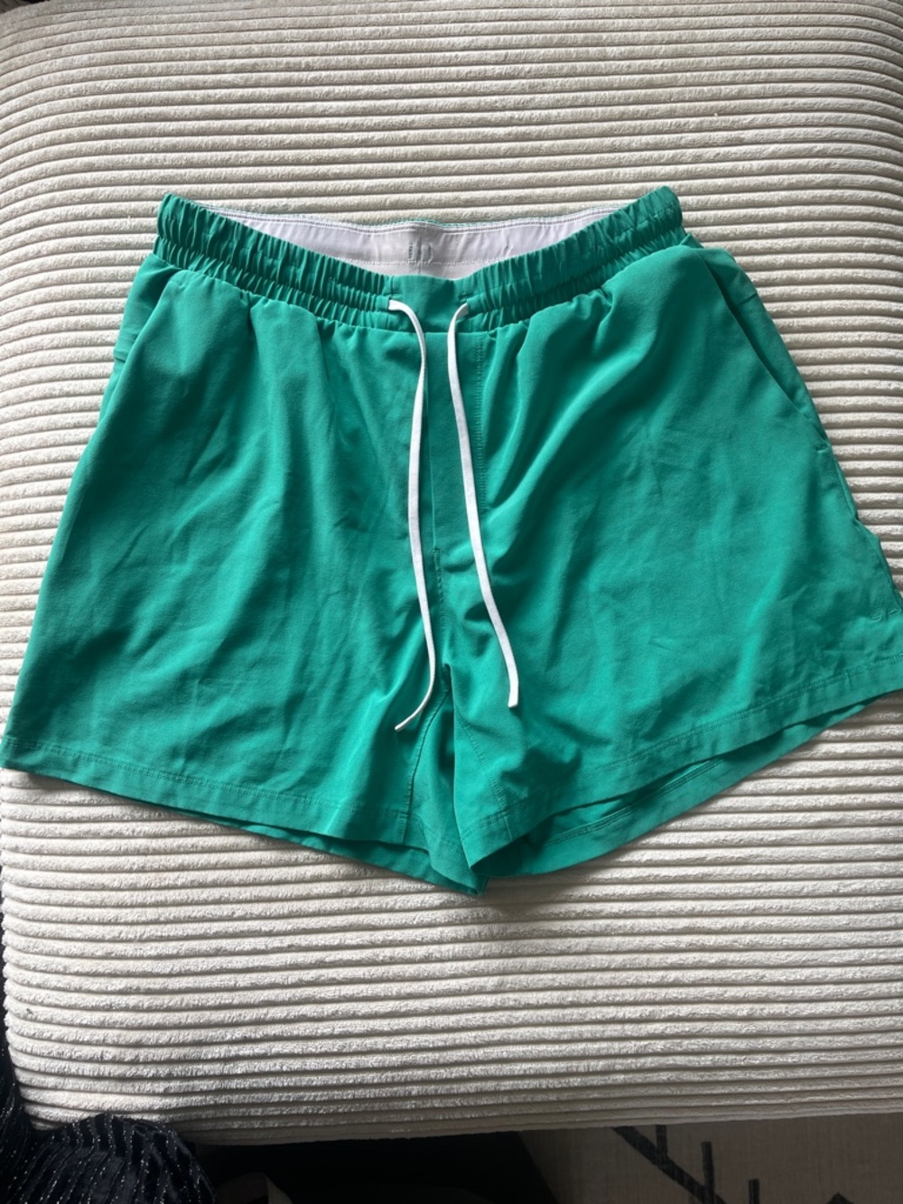 lululemon athletica Teal Green Drawstring Swim Trunks